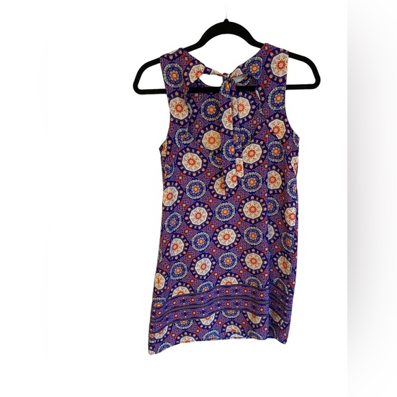 Soprano Multi Colored Sleeveless Paisley Dress Size M - Picture 2 of 4